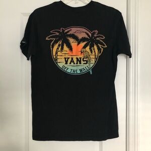 Vans Black Sunset Graphic Classic Fit Tee